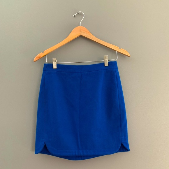 Cobalt blue JCrew tulip hem skirt - Picture 1 of 3